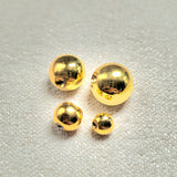 Gold Dimple Ball Hoops made from solid 14K Gold Body Piercing Replacement Attachment for BCR, Captive bead rings, ball hoops