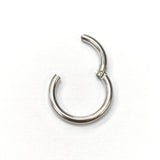 Titanium Clicker Septum, Daith Ring, Helix Cartilage Piercing - 20g 18g 16g 14g 12 10g 8g Nose Ring - Segment Hinged Ring