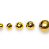 Gold Threaded Piercing Ball made from solid 14K Gold Replacement loose parts for Barbells, Labret studs, Bent Bar, Externally Threading