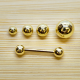16G (1.2mm) | 14K Solid Gold Nipple Barbell Piercing Body Jewellery