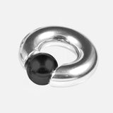 Titanium Septum Piercing CBR Ball Closure Ring, Captive Bead Hoops with Custom Ball Colors 2G to 00G Nose Piercing - 1pc each order