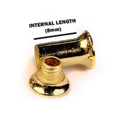 14K Gold Double Flare Plugs Stretching Kit, Ear gauges, Flesh Tunnels - Lobe Plugs - 1pc each order