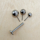 Titanium Threadless Labret Stud Piercing 18g 16g Lip Piercing Jewelry, Tragus Helix Cartilage Madonna Medusa Side Labret