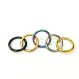 Titanium Clicker Hoop - Clicker Ring Hinged Lip Jewelry - Segment Hing Rings 20g, 18g, 16g, 14g - 0.8, 1.0, 1.2, 1.6mm