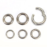 Large Gauge Titanium Septum Clicker Nose Ring, Septum Jewellery Large gauge, Big Size Nose Piercing - Segment Hinged Ring - 12G to 4G