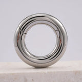 Large Gauge Titanium Septum Clicker Nose Ring, Septum Jewellery Large gauge, Big Size Nose Piercing - Segment Hinged Ring - 12G to 4G