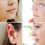 Titanium Thin Nose Ring, Nostril Ring 20g 18g Seamless Ring in many Colours - Cartilage, Tragus, Ring Hoop, Indian Nose Ring