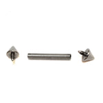 Titanium Spike Barbell Earring 16G 14G Internally Threaded Cones/Spike Nipple Jewellery, Nose Bridge, Cartilage Piercing