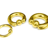 Titanium ASTM F136 / 316L Ball Closure PA Ring BCR Septum Nose Piercing, Captive Bead Hoops - Handmade Body Jewellery - 1pc each order