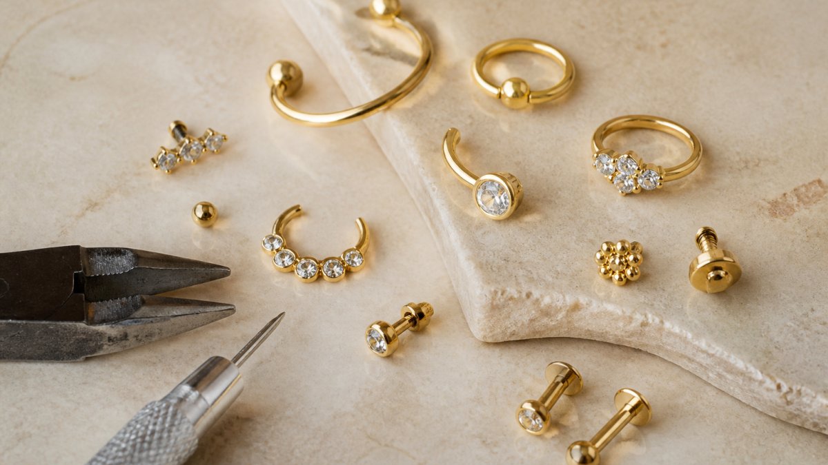 Buy Custom Gold Body Jewelry: 10 Handcrafted Pieces