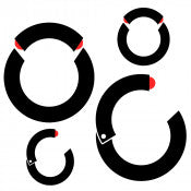 Hoops, Segments and Clicker Rings