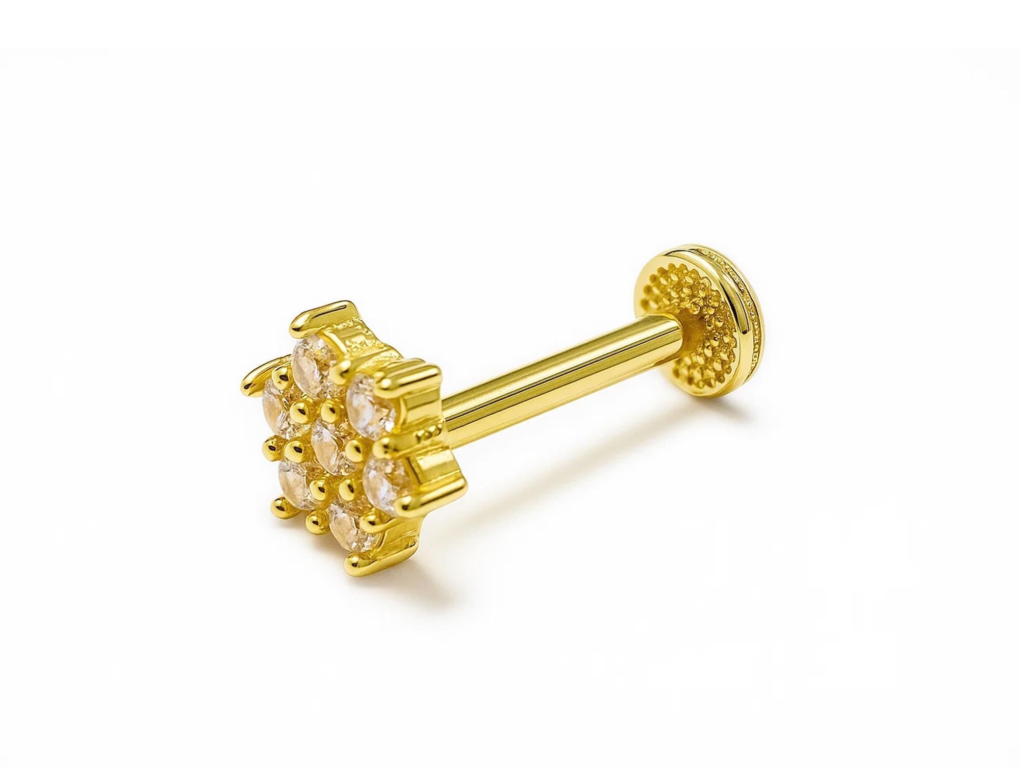 14k gold piercing