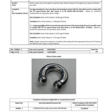 Titanium Black Spiral Barbell Lip Piercing, Helix Ring, Lip Jewellery, Tongue Ring 14G 16G size 6mm to 14mm Twister Barbell