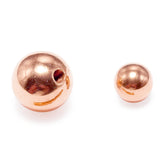 Gold Threaded Piercing Ball made from solid 14K Gold Replacement loose parts for Barbells, Labret studs, Bent Bar, Externally Threading