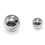Gold Threaded Piercing Ball made from solid 14K Gold Replacement loose parts for Barbells, Labret studs, Bent Bar, Externally Threading