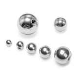 Gold Threaded Piercing Ball made from solid 14K Gold Replacement loose parts for Barbells, Labret studs, Bent Bar, Externally Threading