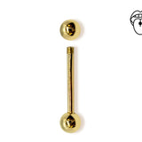 14K Gold Tongue Barbell Piercing Body Jewellery  | 14G (1.6mm)