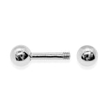 14K Solid Gold Cartilage Helix Barbell Ear Piercing 16G 14G 18G Body Jewellery