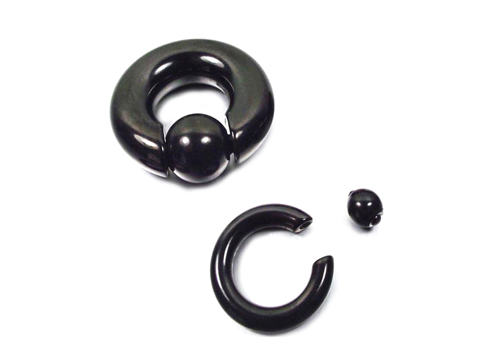 thumbnail image 2 of PIERCINGO Intimate CBR Ball Ring - 316L Surgical Steel, Prince Albert, Nipple, Lip 2 of 5