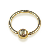 Solid Gold 14K Hoop Ring  Body Piercing for Ears, Tragus, Helix Ring, Conch Hoop, Septum, Cartilage - 14G & 16G
