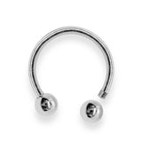 14K Solid Gold Horseshoe 18G 16G 14G Circular Barbell CBB Nose Septum Piercing