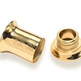 14K Gold Double Flare Plugs Stretching Kit, Ear gauges, Flesh Tunnels - Lobe Plugs - 1pc each order