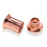14K Rose Gold Double Flare Plugs Stretching Kit, Ear gauges, Flesh Tunnels - Lobe Plugs - 1pc each order