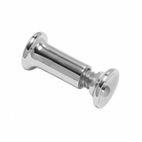 14K White Gold Double Flare Plugs Stretching Kit, Ear gauges, Flesh Tunnels - Lobe Plugs - 1pc each order