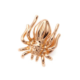 14K Gold Spider Tragus Earrings, 16G Labret Stud, Helix Cartilage Piercings