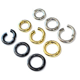 Septum Clicker Nose Ring, Septum Jewellery Large gauge, Big Size Nose Piercing - Segment Hinged Ring - 12G to 4G