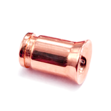 14K Rose Gold Single Flared Ear Plugs Stretchers gauges, Flesh Tunnels - Ear Lobe Plugs - 1pc each order