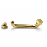 14K Gold Dermal Staple Flat Top Surface Piercing Internally Threaded 16G 14G Body Jewellery