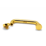14K Gold Dermal Staple Flat Top Surface Piercing Internally Threaded 16G 14G Body Jewellery