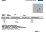 Dangle Heart Design Belly Bars with CZ Crystals Designer Belly Button Rings - Silver - Navel Ring - 14g (1.6mm) Length is 10mm