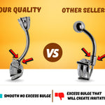 Silver Belly Button Rings, Navel Piercing - Sleeper Belly Piercing with High Quality CZ Crystals -Navel Jewelry-14g (1.6mm)