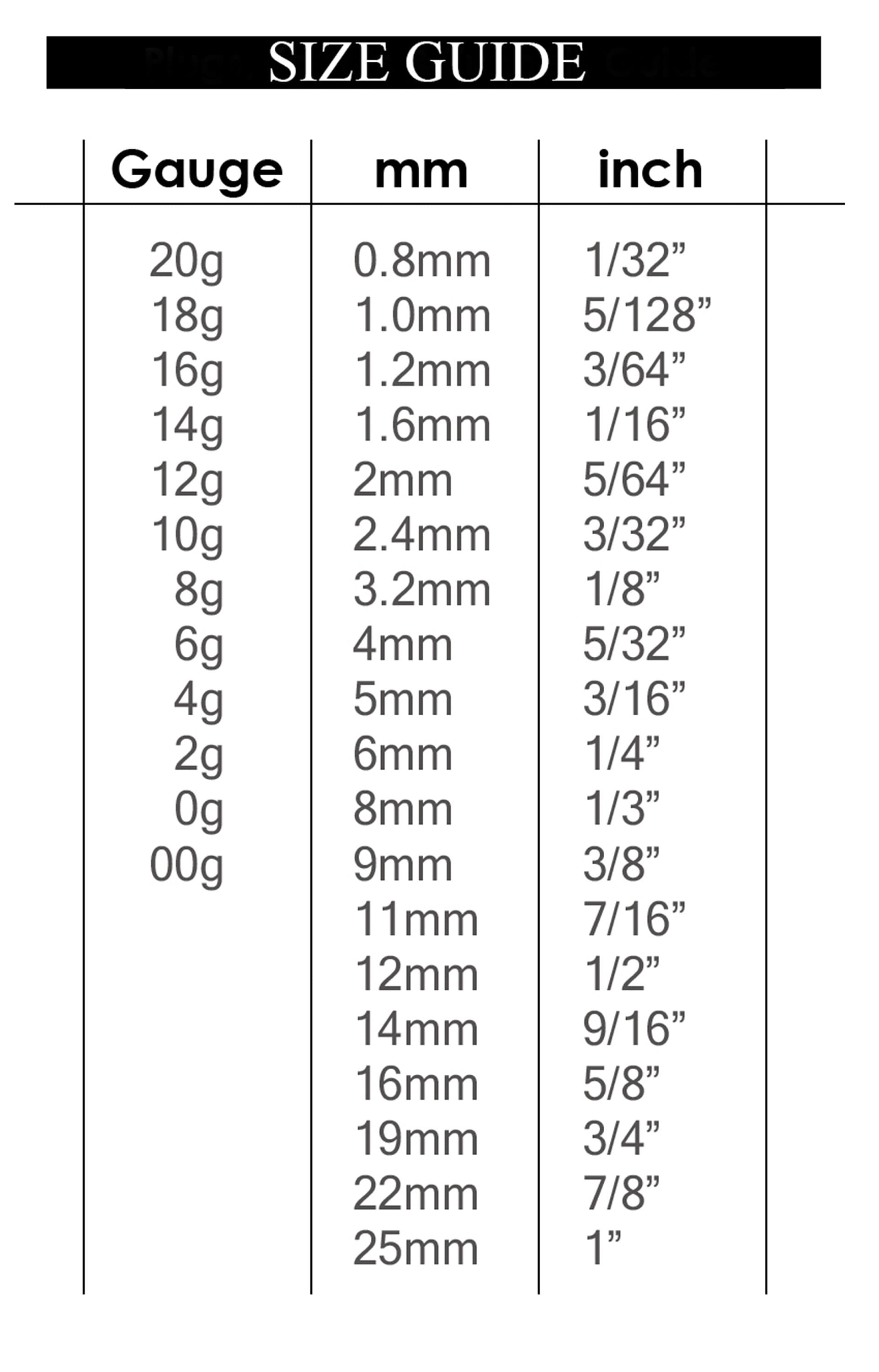 Big Gauge Barbell, Tongue Piercing, Stretcher - 4G to 0G Surgical Steel 316L Barbell Piercing- Body Piercing Also for Ears and Nose