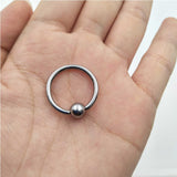 Horizontal Clitoral Hood Piercing, Genital Piercing Captive Ring Titanium Ball Ring 18G 16G 14G Body Piercing British Standard