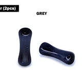 Double Flared Color Stone Plugs Earring Size 6 gauge (4mm) - Ear Tunnel, Stretching Gauges, Expander, Big Gauges - 1 Pair (2pcs)