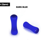 Double Flared Color Stone Plugs Earring Size 6 gauge (4mm) - Ear Tunnel, Stretching Gauges, Expander, Big Gauges - 1 Pair (2pcs)