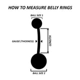 Sun Flower Belly Button Ring, Navel Ring - Silver Gold Plated Belly Bar Crystal Body Jewellery - 14G - Length is 10mm