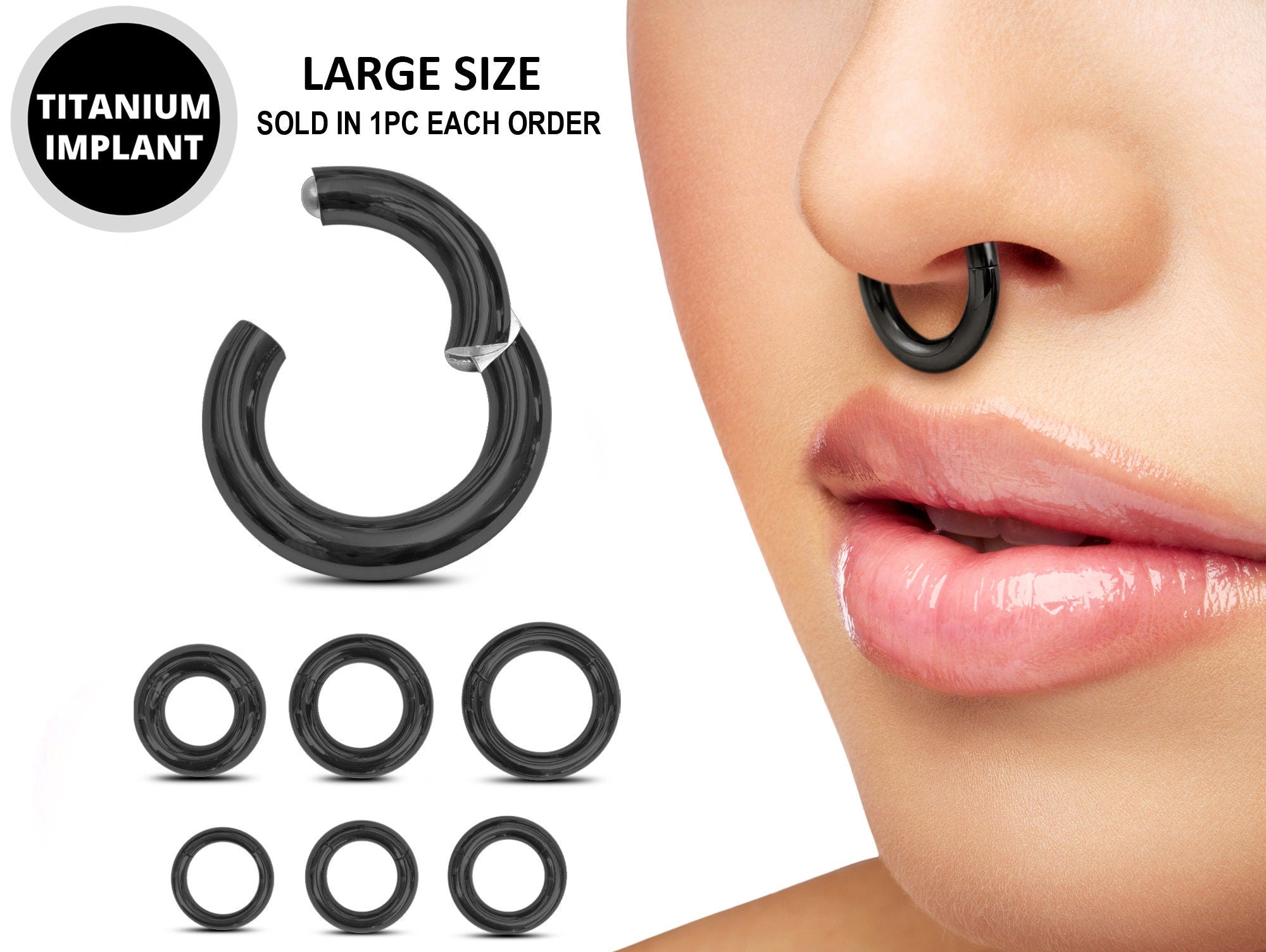 Septum Stretching Kit Jstyle 24-Piece Stretching Kit Acrylic