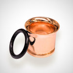 14K Rose Gold Single Flared Plugs Ear stretching Tunnel Body Jewellery - 1pc each order