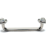 Titanium Surface Barbell Dermal Staple Piercing 14G Body Jewellery with Gem Crystals