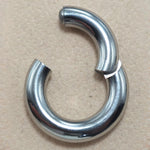 Titanium Prince Albert Piercing Segment Ring 12G 10G 8G 6G 4G 2G 1G 0G 00G Body Jewellery for Male Genitals, Nose Hoop - 1pc each order