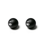 Titanium Dimple Ball: Loose Ball Captive Bead Rings Body Jewelry, 2pcs