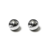 Titanium Dimple Ball: Loose Ball Captive Bead Rings Body Jewelry, 2pcs