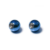 Titanium Dimple Ball: Loose Ball Captive Bead Rings Body Jewelry, 2pcs