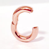 14K Rose Gold Septum Clicker: Big Gauge Hinged Nose Ring, Ear hoops (12G-2G)