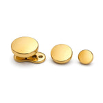 18K Gold 16G Micro Dermal Anchor Piercing Implant with Flat Cylinder Top - Internally threaded