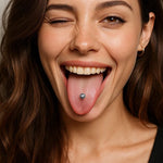 Tongue Barbell Big gauges: Internally Threaded 16g to 0G Body Piercing Jewelry
